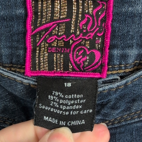 Torrid Deep Indigo Skinny Jeans - Picture 5 of 5